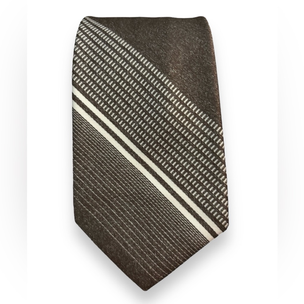 Lanvin Multicolor Diagonal Striped Traditional Tie - image 5